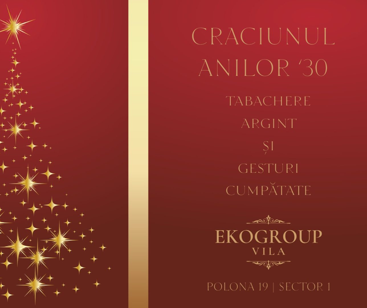 Eko Group Vila: O Întoarcere în Eleganța Crăciunului Anilor ’30